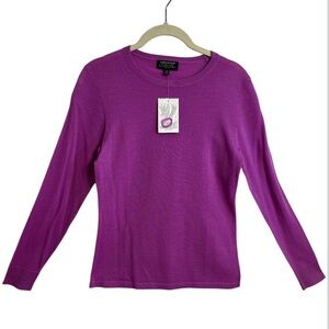 LORD‎ & TAYLOR Merino Wool Sweater, Size PETITE SMALL